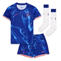 Camiseta Chelsea Enzo Fernandez #8 Primera Equipación Replica 2024-25 para niños mangas cortas (+ Pantalones cortos)